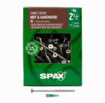 SPAX #8 x 2-1/2" Interior Trim Head Wood Screws  Cabinet MDF Hardwood Torx T-Star Plus (154 EA) 1 LB