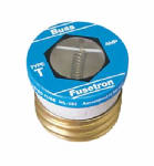 BUSSMANN Bussmann BP/T-8 Plug Fuse, 8 A, 125 V, 10 kA Interrupt, Plastic Body, Low Voltage, Time Delay Fuse ELECTRICAL BUSSMANN