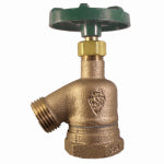 ARROWHEAD BRASS & PLUMBING Garden Valve, Lead-Free, 1 In. FPT x 3/4 In. Hose Thread