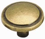 AMEROCK Everyday Heritage Cabinet Knob, Burnished Brass, 1-1/4 In. HARDWARE & FARM SUPPLIES AMEROCK