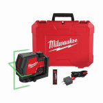 MILWAUKEE ELECTRIC TOOL CORP Rechargeable Green Cross Line Laser Level TOOLS MILWAUKEE ELECTRIC TOOL CORP