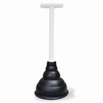 KORKY Korky 94-4A Drain Plunger, 5-1/2 in Cup, T Handle PLUMBING, HEATING & VENTILATION KORKY