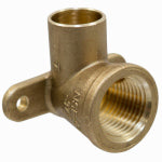 NIBCO INC Copper Pipe Drop Ear Elbow, 90 Degrees, Copper, 3/4 In. CxF PLUMBING, HEATING & VENTILATION NIBCO INC