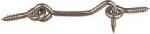 ASSA ABLOY AMERICAS RESIDENTIALI NC Hook & Eye, Zinc-Plated Steel, 2-1/2 In., 2-Pk.