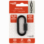 ASSA ABLOY AMERICAS RESIDENTIALI NC Quick Chain Link, Black, 1/4 In.