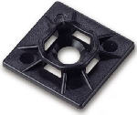 ECM INDUSTRIES LLC Cable Tie Mounting Base, Black 5-Pk. ELECTRICAL ECM INDUSTRIES LLC