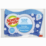 SCOTCH-BRITE Scotch-Brite Stay Clean 20203-8 Non-Scratch Sponge, 4.4 in L, 2.6 in W, 0.6 in Thick, Cellulose CLEANING & JANITORIAL SUPPLIES SCOTCH-BRITE