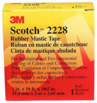 3M COMPANY Rubber Mastic Tape, 1 In. x 10 Ft. ELECTRICAL 3M COMPANY