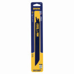 IRWIN INDUSTRIAL TOOL CO Bi-Metal Reciprocating Saw Blade, Metal, 18 TPI, 8 In. TOOLS IRWIN INDUSTRIAL TOOL CO