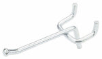 ASSA ABLOY AMERICAS RESIDENTIALI NC Pegboard Hook, Single, 2 In., 4-Pk.