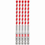 MILWAUKEE Milwaukee SHOCKWAVE 48-20-9162 Drill Bit, 1/4 in Dia, 6 in OAL, Precision Ground, Wide Flute, 1/4 in Dia Shank TOOLS MILWAUKEE