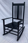 PANACEA PRODUCTS CORP-IMPORT Knollwood Spindle Porch Rocker, Black Finished Mahogany