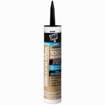 DAP GLOBAL INC Silicone Max Premium Sealant, 100% Silicone, Black, 10.1-oz.