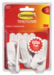 COMMAND Command 17001-VP-6PK Utility Hook, 7/8 in Opening, 3 lb, 6-Hook, Plastic, White HARDWARE & FARM SUPPLIES COMMAND   