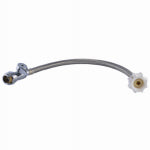 SHARKBITE/CASH ACME Push-To-Connect Straight Stop Toilet Connector, Click Seal, 1/2 x 7/8 x 16 In.