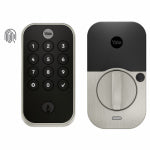 MASTERLOCK YALE Assure Lock 2 Touch Deadbolt, Satin Nickel Keyed Smart Entry Door Lock with Wi-Fi Connected Keypad and Fingerprint Scanner for Code Entry and Remote Access,