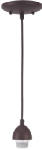 WESTINGHOUSE Westinghouse 7028500 Mini Pendant Light Fixture, 1-Lamp, Incandescent Lamp, Oil-Rubbed Bronze Fixture ELECTRICAL WESTINGHOUSE
