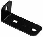 ASSA ABLOY AMERICAS RESIDENTIALI NC Corner Brace, Black Steel, 6.8 x 1/8 In.