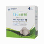 TRU EARTH ENVIRONMENTAL PRODUCTS Wool Dryer Balls, 4-Pk. CLEANING & JANITORIAL SUPPLIES TRU EARTH ENVIRONMENTAL PRODUCTS