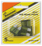 BUSSMANN Bussmann BP/ATC-30-RP Automotive Fuse, Blade Fuse, 32 VDC, 30 A, 1 kA Interrupt AUTOMOTIVE BUSSMANN