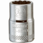 DEWALT DEWALT DWMT74523OSP Drive Hand Socket, 18 mm Socket, 3/8 in Drive, 12-Point, Steel, Polished Chrome Vanadium TOOLS DEWALT