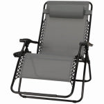 WOODARD CM LLC Sunny Isles Zero Gravity Chair, Coated Steel Frame, Graphite, XL