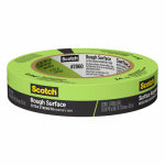 SCOTCH Scotch 2060-1-1/2 Masking Painter's Tape, 60.1 yd L, 1.41 in W, 6 mil Thick, Paper Backing, Green PAINT SCOTCH