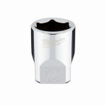 MILWAUKEE ELECTRIC TOOL CORP Metric 6-Point Shallow Socket, 14 mm, 1/4 In. Drive TOOLS MILWAUKEE ELECTRIC TOOL CORP