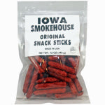 IOWA SMOKEHOUSE Iowa Smokehouse is-snk12o Snack Sticks, Original, 12 oz HOUSEWARES IOWA SMOKEHOUSE