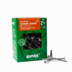 SPAX #9 x 2-1/2" Exterior Flat Head Wood Deck Screws  Construction Torx T-Star Plus (109 EA) 1 LB