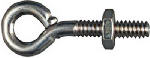 ASSA ABLOY AMERICAS RESIDENTIALI NC Eye Bolt, Zinc, 3/16 x 1-1/2 In.