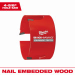 MILWAUKEE ELECTRIC TOOL CORP Big Hawg Hole Saw, Carbide Teeth, 4-5/8 In. TOOLS MILWAUKEE ELECTRIC TOOL CORP