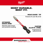 MILWAUKEE Milwaukee SHOCKWAVE Impact Torx 48-32-4487 Power Bit, T30 Drive, Torx Drive, 1/4 in Shank, Hex Shank, 2 in L TOOLS MILWAUKEE