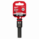 MILWAUKEE ELECTRIC TOOL CORP Shockwave SAE Deep-Well 6-Point Impact Socket, 3/8 In. Drive, 5/16 In. TOOLS MILWAUKEE ELECTRIC TOOL CORP