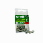 SPAX #10 x 1" Interior Flat Head Wood Screws Construction Phillips Square Unidrive (20 EA)