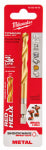MILWAUKEE Milwaukee SHOCKWAVE 48-89-4616 Impact Drill Bit, 19/64 in Dia, 4.37 in OAL, Twist Flute, 1/4 in Dia Shank, Hex Shank TOOLS MILWAUKEE