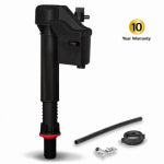 KORKY Korky 2X Series 528XBP Toilet Fill Valve, Plastic/Rubber Body, Anti-Siphon: No PLUMBING, HEATING & VENTILATION KORKY