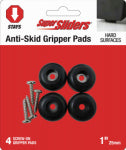 SHEPHERD HDWE. PROD., LLC. Super Sliders 1 In. Anti-Skid Screw-On Beige Furniture Pad (4-Piece)