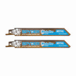 J S PRODUCTS Mach-Blue Bi-Metal Reciprocating Saw Blades, Metal Cutting, 18-TPI, 6 In., 2-Pk. TOOLS J S PRODUCTS