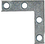 ASSA ABLOY AMERICAS RESIDENTIALI NC Flat Corner Iron, Zinc, 1-1/2 In.