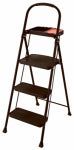 TRICAM INDUSTRIES Project Step Stool With Tray, 3-Step, Steel