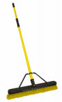 QUICKIE Quickie Jobsite 857FGSU Multi-Surface Push Broom with Scraper, Fiberglass Handle CLEANING & JANITORIAL SUPPLIES QUICKIE