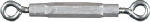 ASSA ABLOY AMERICAS RESIDENTIALI NC Turnbuckle, Eye & Eye, Zinc, 1/4 x 7-1/2 In.