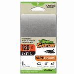 GATOR Gator 7094 Portable Sander Belt, 3 in W, 21 in L, 120 Grit, Ceramic Abrasive TOOLS GATOR