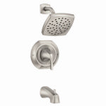 MOEN Moen Lindor Posi-Temp Series 82504SRN Tub and Shower Faucet, 1-Function Showerhead, 1.75 gpm Showerhead, 1-Handle PLUMBING, HEATING & VENTILATION MOEN