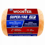 WOOSTER BRUSH Wooster RR924-4 Roller Cover, 1/2 in Thick Nap, 4 in L, Knit Fabric Cover, Lager PAINT WOOSTER BRUSH   