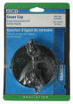 CAMCO Camco USA 39463 Sewer Cap with Hose Connector, 3/4 in ID, Threaded, Black AUTOMOTIVE CAMCO