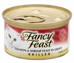 AMERICAN DISTRIBUTION & MFG Cat Food, Grilled Salmon & Shrimp, 3 oz. Can