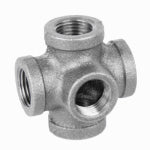 CODA RESOURCES LTD Black Pipe 5-Way Cross, 1/2 In. PLUMBING, HEATING & VENTILATION CODA RESOURCES LTD