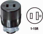 LEVITON MFG CO BLK Cord Connector ELECTRICAL LEVITON MFG CO